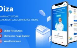 Diza (v1.3.14) Pharmacy Store Elementor Woo Theme