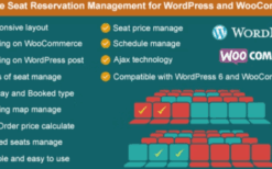 Advance Seat Reservation Management for WooCommerce v3.1