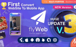FlyWeb for Web to App Convertor Flutter + Admin Panel v3.0.6