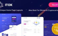 ITok (v1.1.27) ICO and Cryptocurrency WordPress Theme