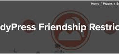 BuddyPress Friendship Restrictions (v1.1.6)
