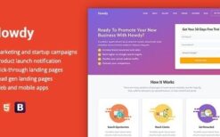 Howdy v1.1.8 Multipurpose High-Converting Landing Page WordPress Theme