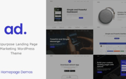 Advent v1.4.4 Digital Marketing WordPress Theme