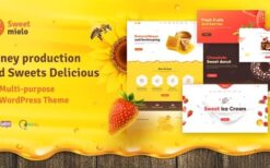 SweetMielo (v1.6.7) Honey Production and Sweets Delicious WordPress Theme