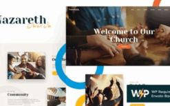 Nazareth v1.0.16 Church & Religion WordPress Theme