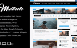 Multicote (v.3.7) Magazine and WooCommerce WordPress Theme