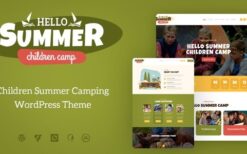 Hello Summer (v1.1.3) A Children Camp WordPress Theme