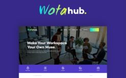 WotaHub (v1.2.2) Coworking Space WordPress Theme #