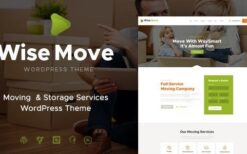 Wise Move (v1.1.15) Relocation and Storage Services WordPress Theme