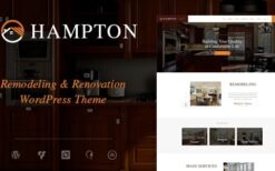 Hampton v1.3.3 Home Design and House Renovation WordPress Theme