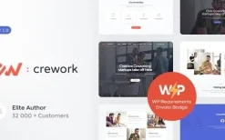 Crework v1.1.11 Coworking and Creative Space WordPress Theme