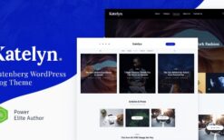 Katelyn v1.0.10 Creative Gutenberg Blog WordPress Theme