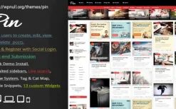 Pin (v6.9) Pinterest Style Personal Masonry Blog Front-end Submission