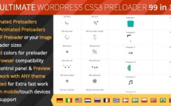 Ultimate WordPress Preloader (v1.1.1) 99 CSS3 Preloaders