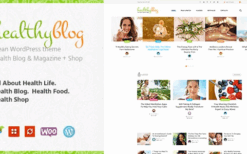 Healthy Living v1.2.8 Blog with Online Store WordPress Theme