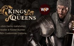 Kings & Queens (v1.1.15) Historical War Medieval Reenactment WordPress Theme