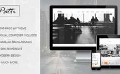 Patti (v2.9.13) Parallax One Page WordPress Theme