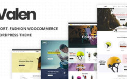 Valen v2.5 Sport, Fashion WooCommerce WordPress Theme