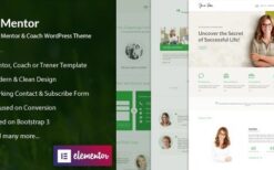Mentor (v2.3.2) Personal Development Coach WordPress Theme