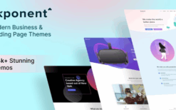 Exponent (v1.3.1.0) Modern MultiPurpose Business WordPress theme