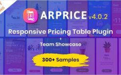 ARPrice (v4.2.1) WordPress Pricing Table Plugin