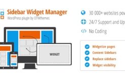 Sidebar & Widget Manager for WordPress v4.7