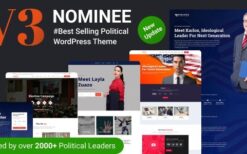 Nominee (v3.8) Political WordPress Theme for Candidate Political Leaderd