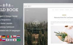 Wild Book (v1.9.8) Vintage, Elegant & Summer WordPress Personal Blog Theme