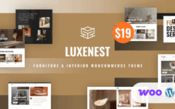 LuxeNest (v1.0.0) Furniture & Interior WooCommerce WordPress