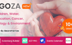 Goza (v3.2.3) Nonprofit Charity WordPress Theme