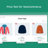 Price Text for WooCommerce v1.2.1