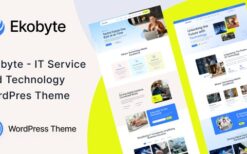 Ekobyte v1.0.0 IT Service & Technology WordPress Theme