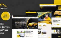 Cityride v1.0.0 Online Taxi Service WordPress Theme