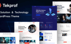 Tekprof (v1.0.2) IT Solution & Technology Elementor WordPress Theme