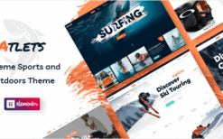 Atlets (v1.0.22) Extreme and Outdoors WordPress Theme