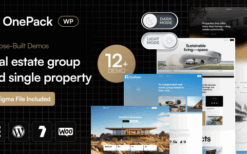 OnePack (v1.0.0) Real Estate & Property Construction WP