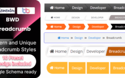 BWD Breadcrumb Addon For Elementor v1.4