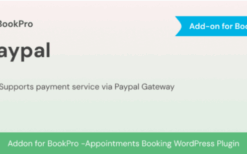 PayPal Payments Standard Add-on for BookPro Plugin v1.0.0