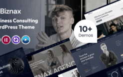 Biznax (v1.0.0) Business Consulting WordPress Theme