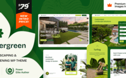 EverGreen (v2.0) Landscaping Gardening WordPress Theme