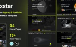 Xstar v1.0 – Creative Agency & Portfolio React NextJS Template