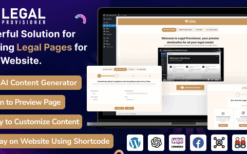 WordPress Legal Pages Generator Plugin with AI v1.0.2