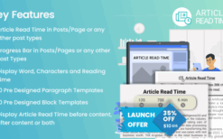 Article Read Time & Progress Bar v1.0.3