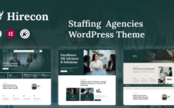 Hirecon (v1.0.0) Staffing Agencies WordPress Theme