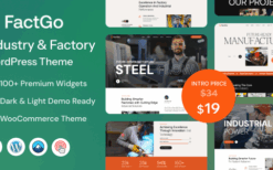 FactGo (v1.0.3) Construction Factory & Industry WordPress Theme