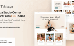 Tshivaga (v1.0.1) Yoga Studio & Training Center FSE WordPress Theme