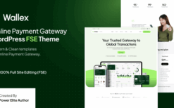 Wallex (v1.0.1) Online Payment Gateway WordPress Theme