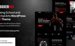 Boxernia v1.0.1 Boxing School & Martial Arts WP Theme