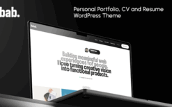 Rubab (v1.0.1) Personal Portfolio WordPress Theme