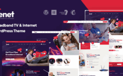 Ienet (v1.0.0) Broadband TV & Internet WordPress Theme